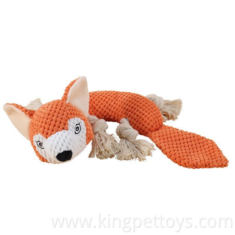 Dog Plush Toy Stuffed Fox